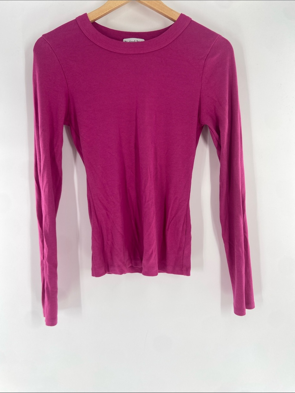 Micheal Stars Pink Long Sleeve Top Size S Gently Used